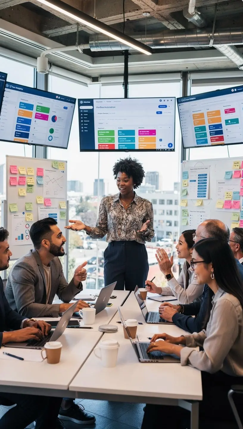 Modern office workspace